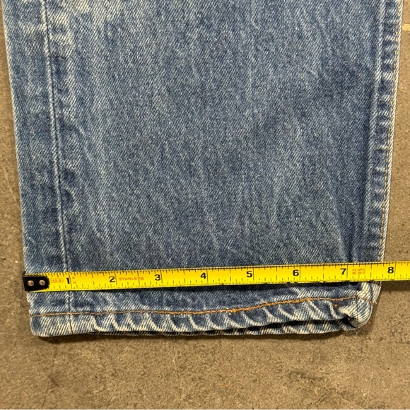 Vintage 90s Levis 501xx Denim Jeans Mens 33x36 (30x32) Made in USA Button Fly - Picture 11 of 13
